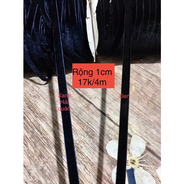 4m ruy băng nhung 1cm