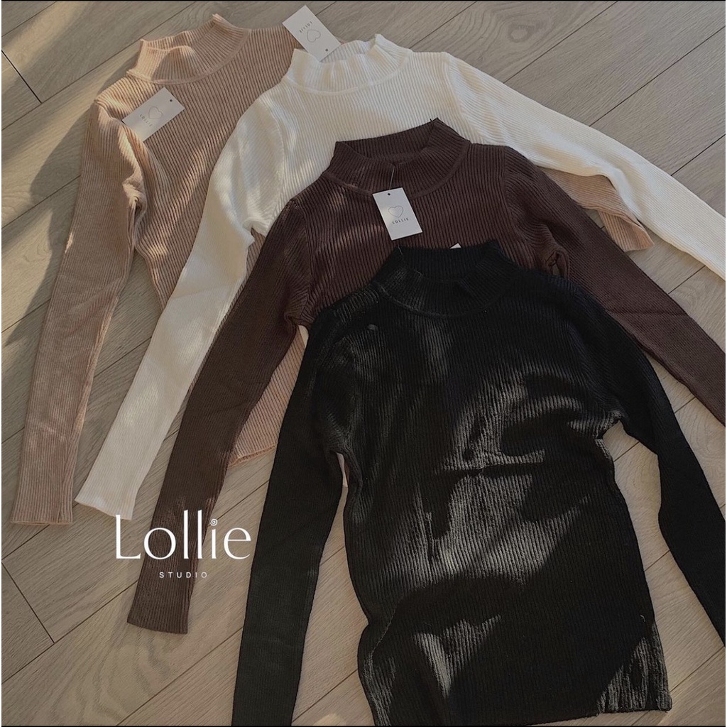 Áo len tăm body, áo len cổ 3 phân dệt ôm sát cơ thể, co giãn thoải mái khi sử dụng, người dưới 60kg mặc rất ok | BigBuy360 - bigbuy360.vn