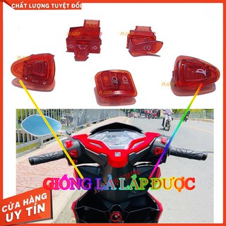 Công tắc màu 5 món cho xe ga SH 2012-2019/ AB/ lead/vision / Sh mode, WAVE , WINNER  đời mới nhất