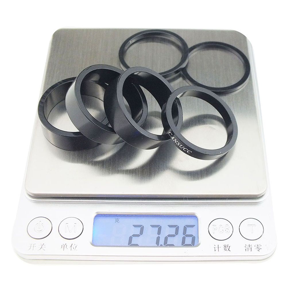 Set 6 vòng đệm nâng ghi đông xe đạp MTB bằng hợp kim nhôm nhiều màu