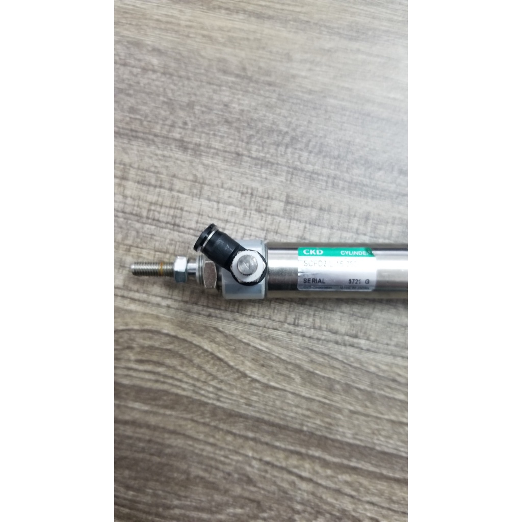 Xy lanh  CKD  SCPD2-L-16-250  hành trình 250mm  + Tặng đầu nối khí nén