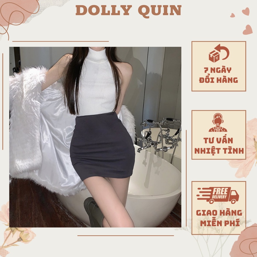 Chân váy mini ôm body ngắn tôn dáng gợi cảm cá tính cotton co giãn 4 chiều dáng cơ bản