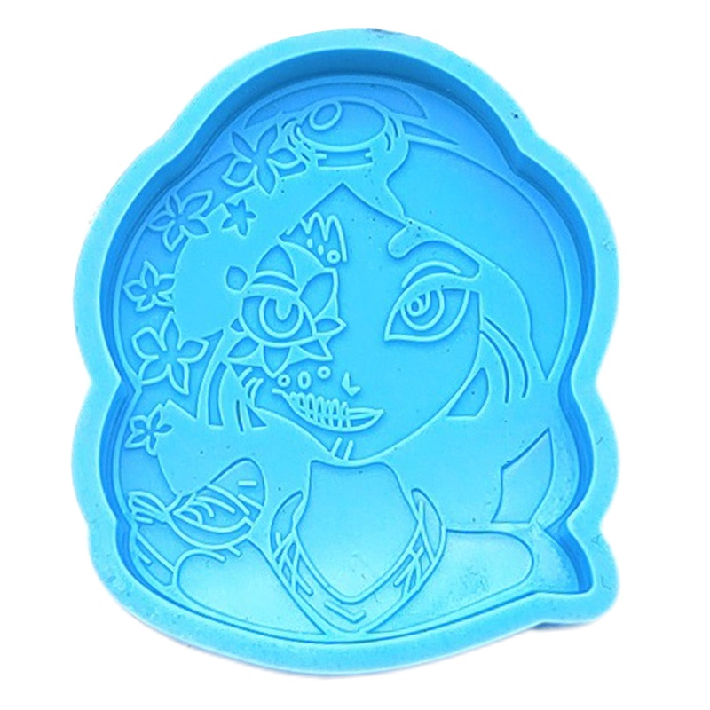 Khuôn Silicon Làm Giá Đỡ Điện Thoại Hình Cô Gái Dễ Thương