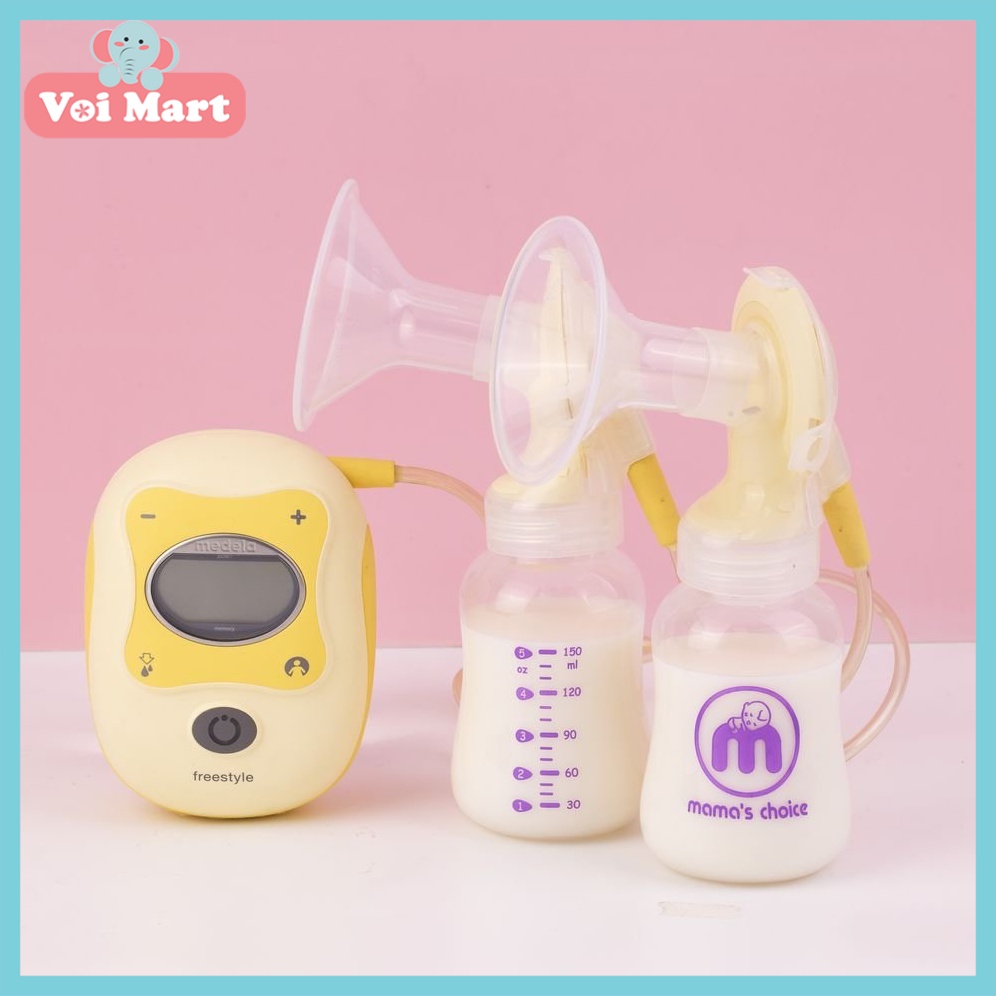 Bình Trữ Sữa Cổ Hẹp Mama's Choice Dung Tích 150ml–240ml Tương Thích Các Loại Máy Hút Sữa Cổ Hẹp