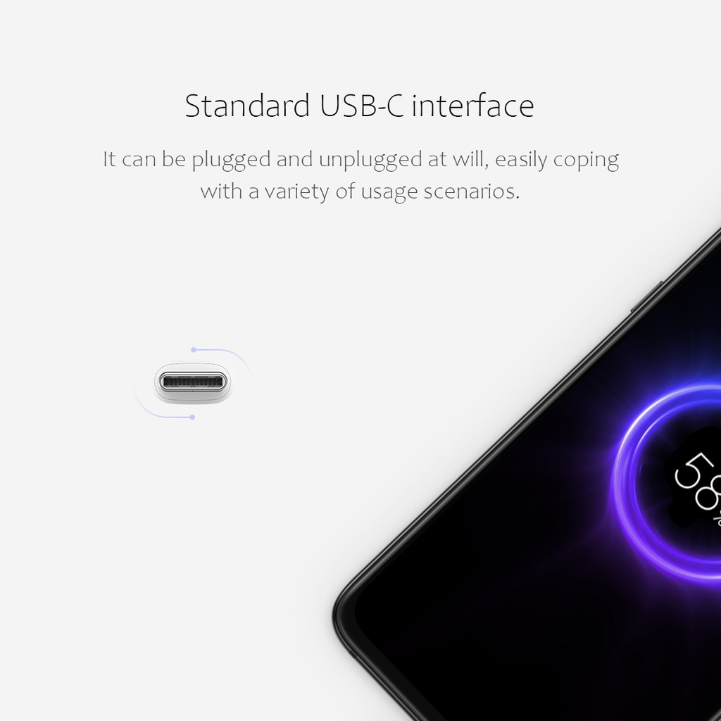 Xiaomi Youpin   Cáp Sạc Nhanh Và Truyền Dữ Liệu 100cm Kết Nối Cổng USB C Cho Điện Thoại