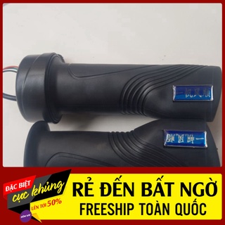 Tay ga đen không nút xe đạp điện huy xe điện