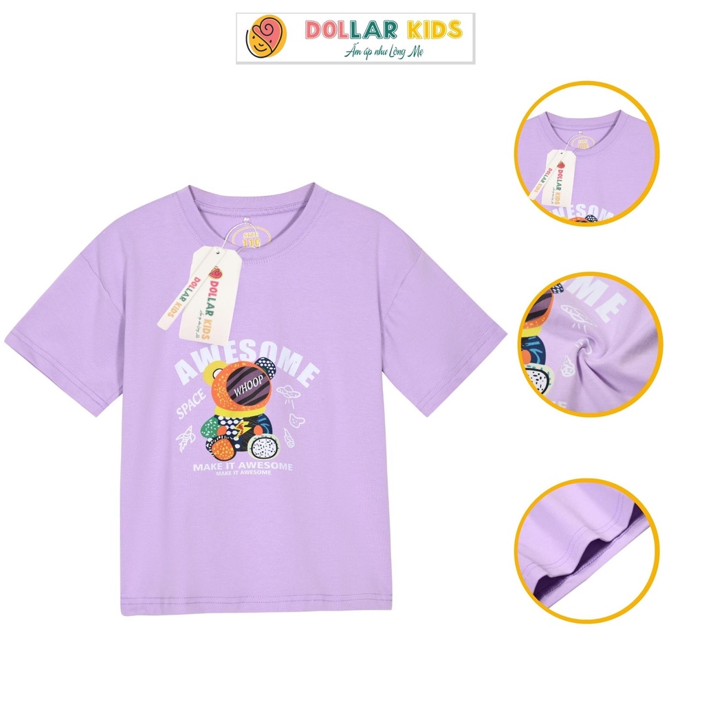 Áo Thun Cho Bé Dollarkids 100%Cotton Cho Tre Từ 10kg Đến 46kg