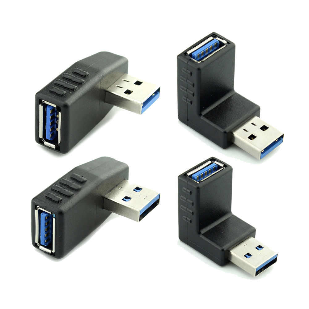 Set 4 Đầu Nối Cáp Dữ Liệu 90 Độ | BigBuy360 - bigbuy360.vn