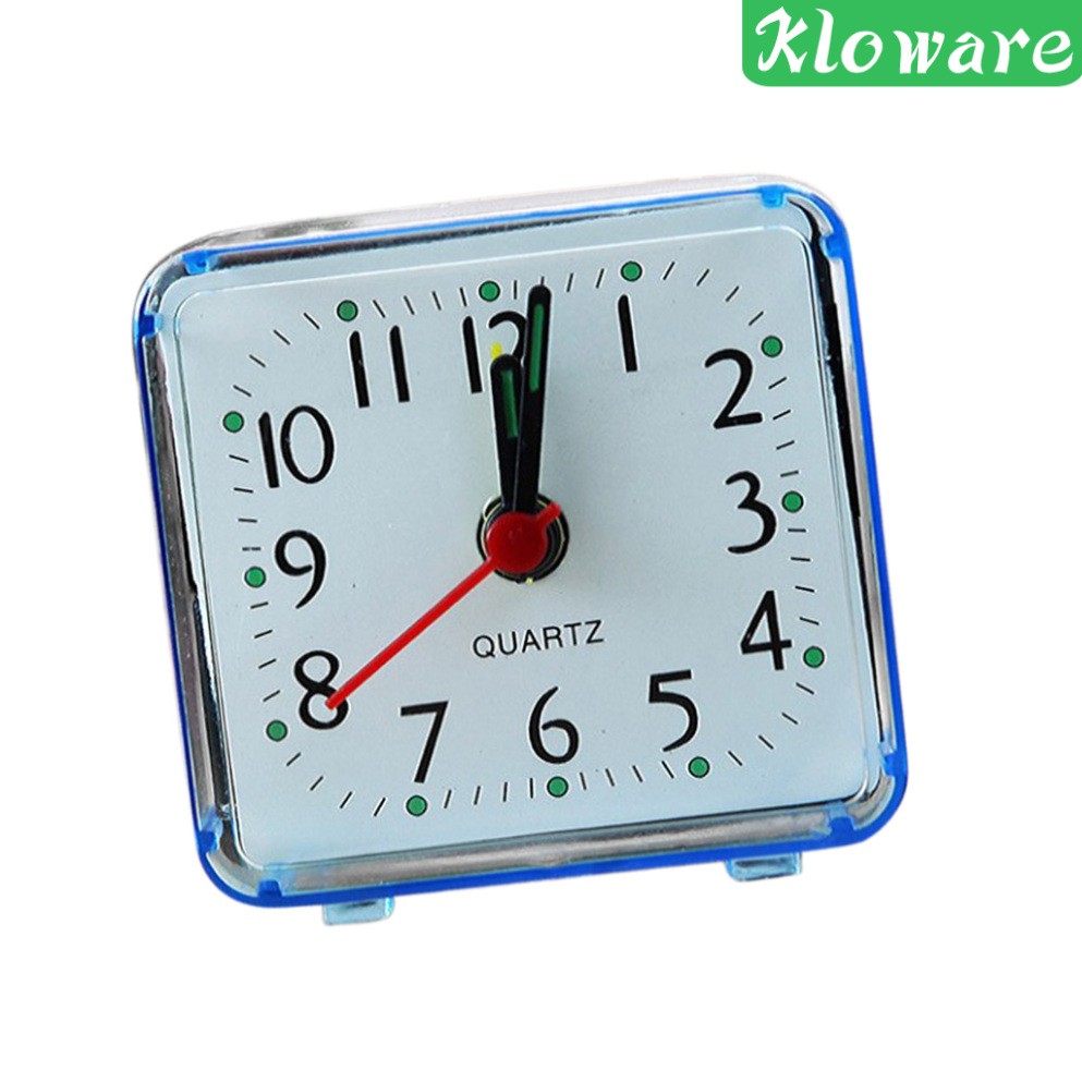 Đồng Hồ Báo Thức Để Bàn Mini Màu Trắng Thời Trang