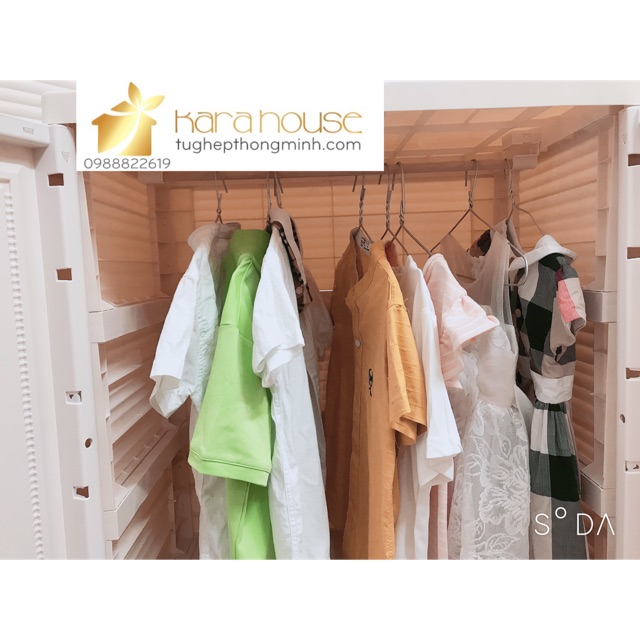 Tủ nhựa giả gỗ cao cấp nhập khẩu. Tủ 7 ngăn coa treo đồ, coa bánh xe, coa tay cầm. Hàng loại 1. Bảo hành 2 năm.