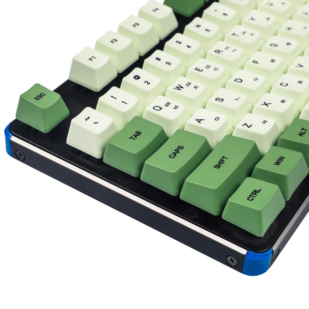 Nắp Đậy Bàn Phím OEM Màu Matcha Tiện Dụng | Vỏ Bọc Chìa Khóa Nhuộm Màu Bằng Nhựa PBT | Ansi ISO 61 64 68 84 87 96 | Bàn Phím Cơ MX DIY Chất Lượng Cao