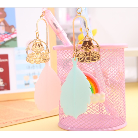 Bút tag treo  cổ trang BT35 cây sáo viết hoạt hình dễ thương kute gel