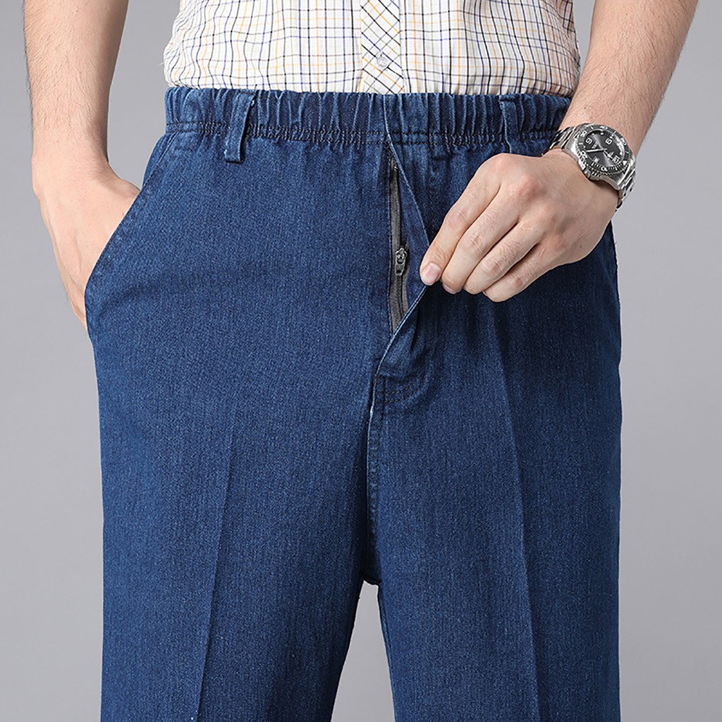 Quần Jean Dài Lưng Thun Dây Rút Thời Trang Nam Tính | BigBuy360 - bigbuy360.vn