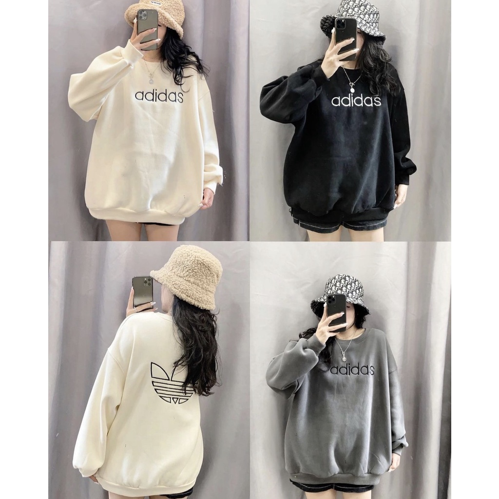 Áo nỉ SWT addas lót nỉ bông trẻ trung cá tính ( kèm ảnh thật ) | BigBuy360 - bigbuy360.vn