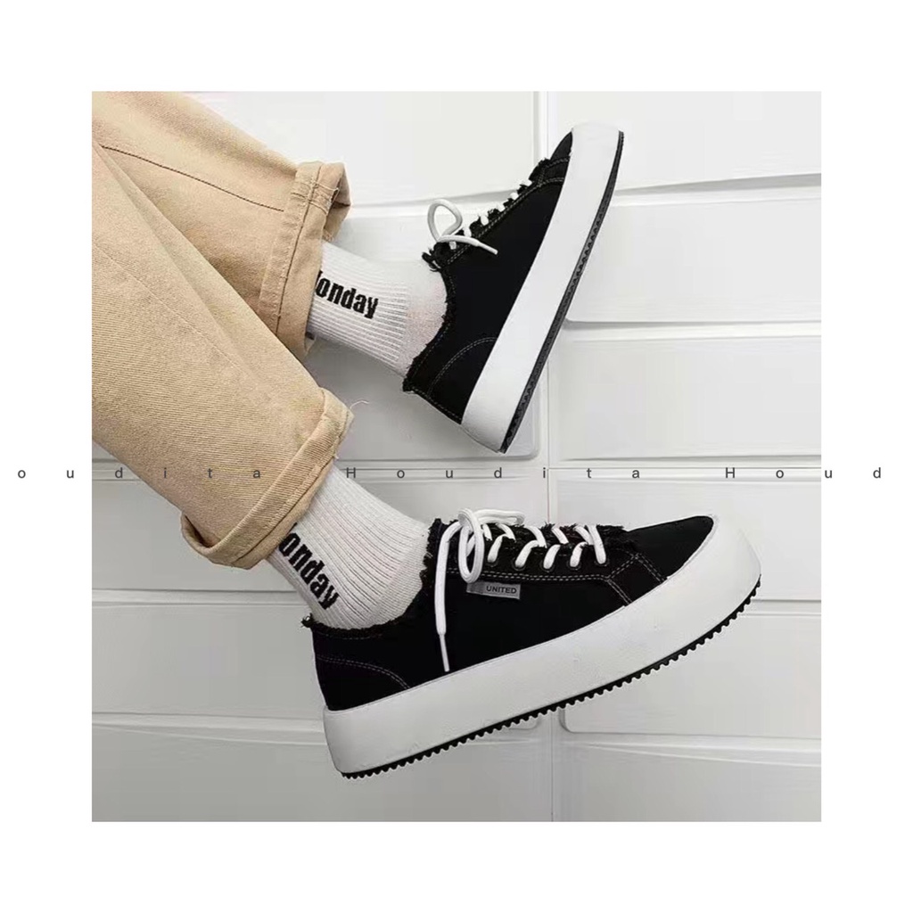 Giày Sneaker Trắng Chính Hãng Cao Cấp Sport - HOUDITA - C-BT35