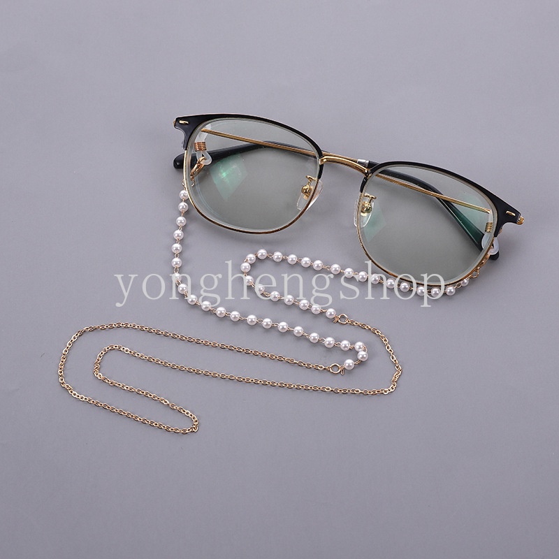 Dây Đeo Mắt Kính Chống Mất Đính Hạt Ngọc Trai Thời Trang Dành Cho Nữ