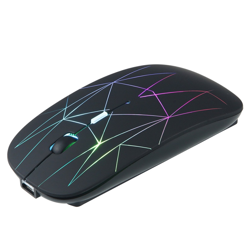 Chuột không dây Không Gây Tiếng Ồn Có Cổng USB & Type C 2 Trong 1 Màu RGB