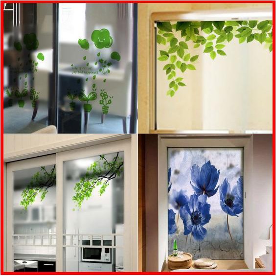 (HCM) Decal dán kính trang trí -  Giấy decal dán kính có keo sẫn khổ cao 90cm giá chỉ từ 33k/m