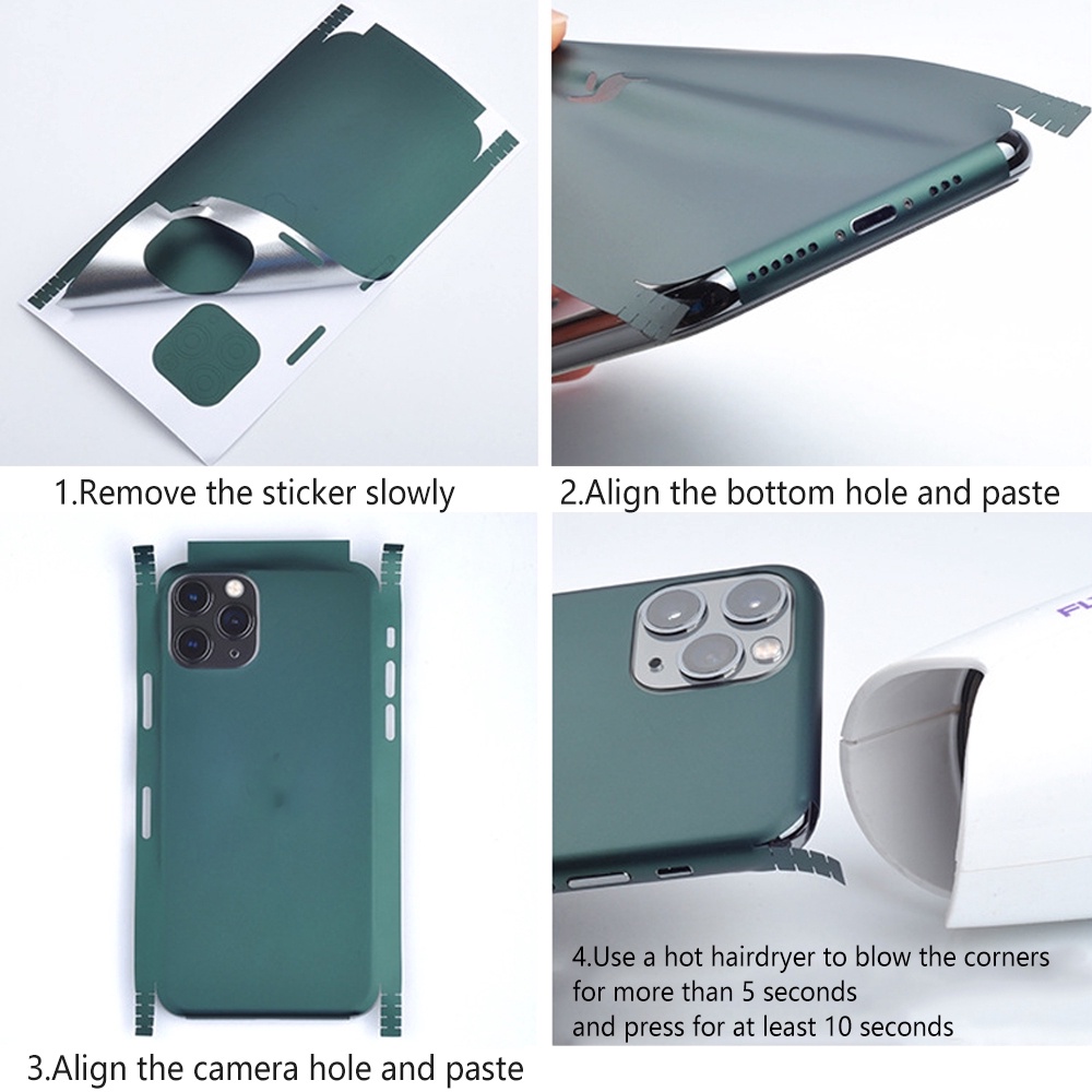 Miếng dán bảo vệ chống trầy xước chuyên dụng cho iPhone 7 PLUS X XR XS MAX 11 PRO MAX 12 Pro