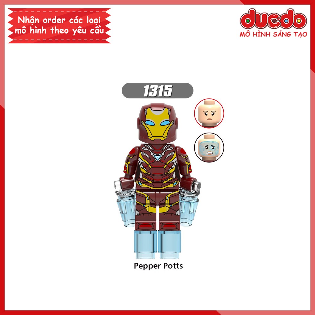 Minifigures các nhân vật trong End Game - Đồ chơi Lắp ghép Xếp hình Mô hình Mini Iron Man XINH X0264