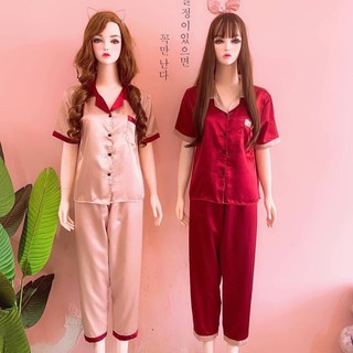Đồ bộ pijama phi lụa cao cấp NTQD