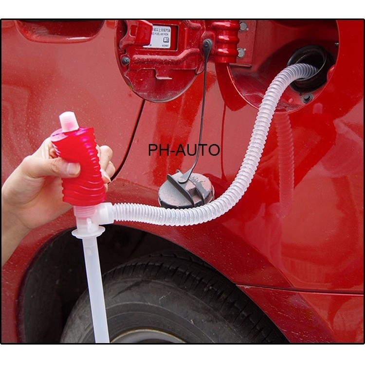 Ống hút xăng dầu khẩn cấp có tay bóp tiện lợi, bơm hút chất lỏng từ can, chum