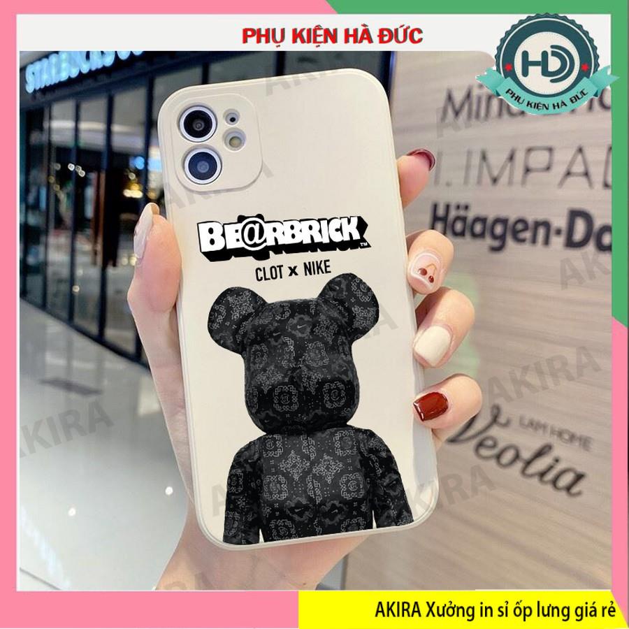 Ôp lưng điện thoại iphone 14/14pro/14plus/14promax Kaws bear brick 2 dẻo mềm vuông cạnh bảo vệ camera Akira case