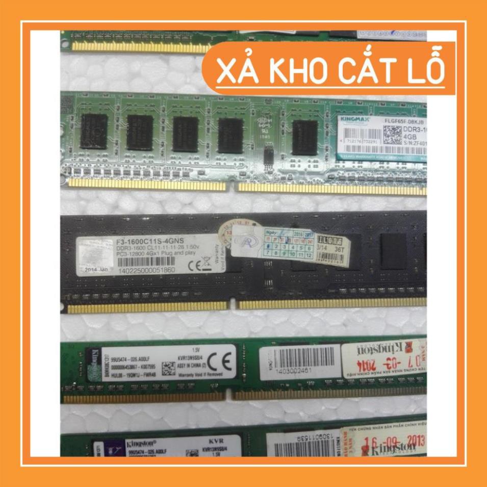 RAM 3 DDRam DDR3 4G Laptop hoặc PC