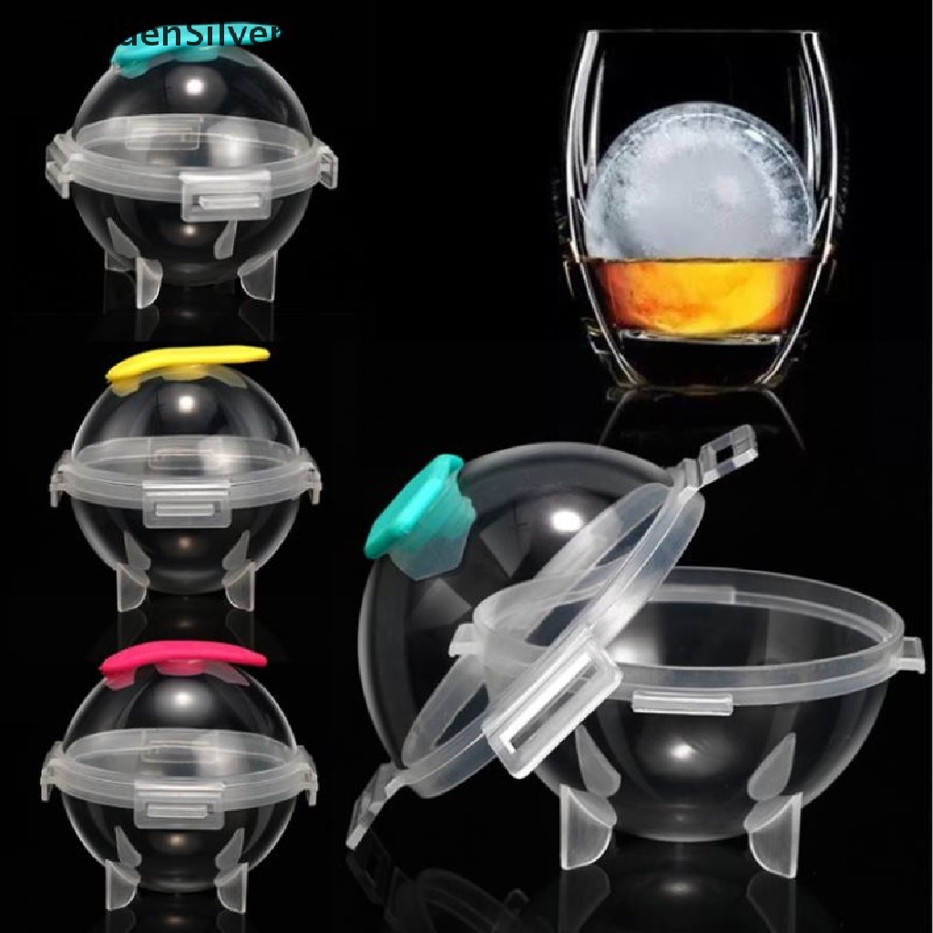 Khuôn silicone làm đá viên hình cầu tiện dụng diy