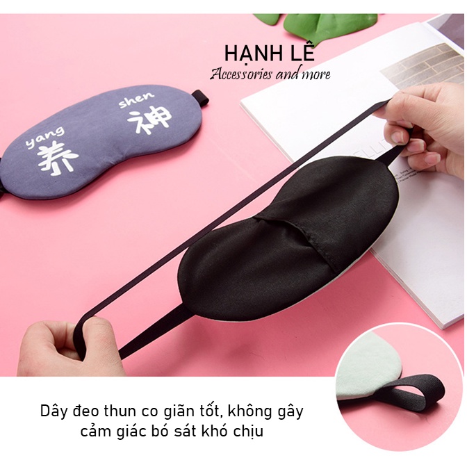 Chườm mắt ngủ kèm túi gel massage thư giãn che mắt chống chói làm mát cute đáng yêu thích hợp mang đi du lịch tàu xe