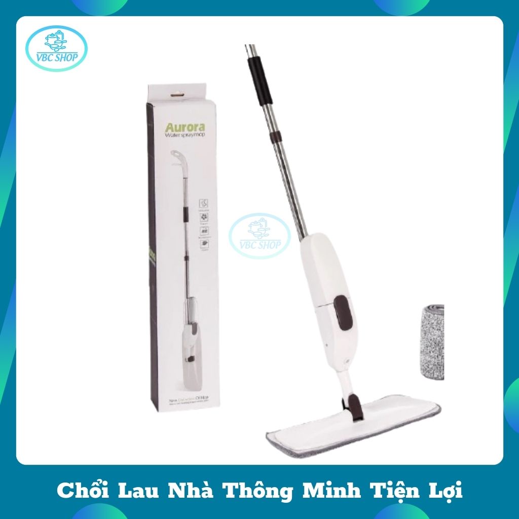 Chổi Lau Nhà Thông Minh Phun Sương Lau Dọn Dễ Dàng Tiện Ích, Chổi Lau Nhà 3 Trong 1 Xoay 360 Độ Tiện Lợi