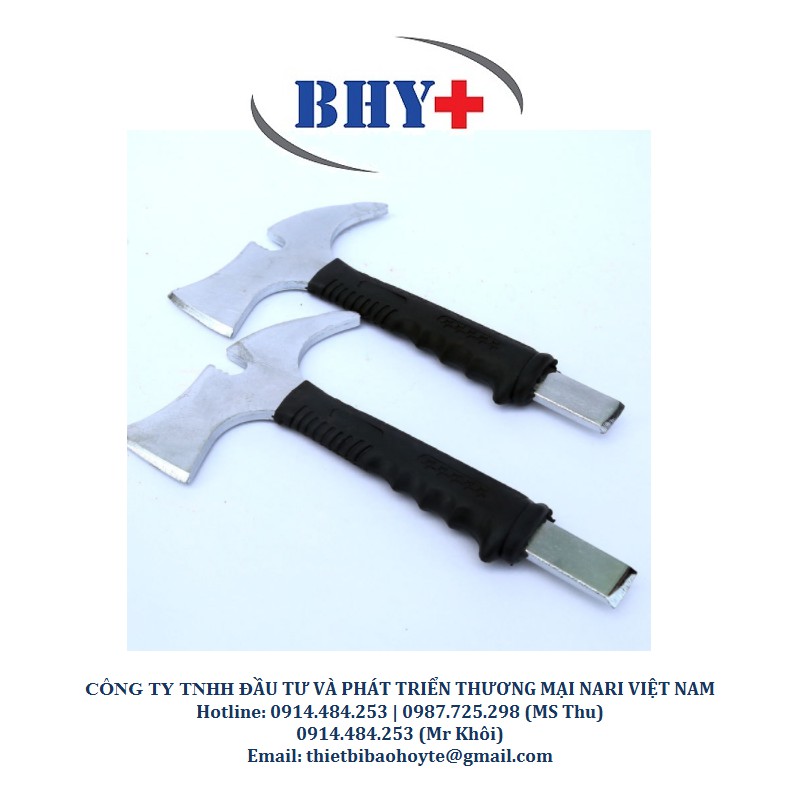 Rìu chữa cháy thoát hiểm cán cao su cách điện