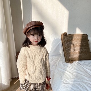 Áo len vặn thừng cho bé