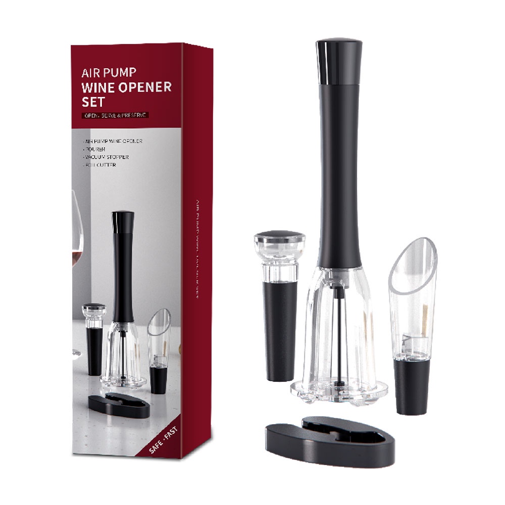 Set dụng cụ mở nắp chai rượu UARELIFFE thiết kế 4 trong 1 tiện dụng