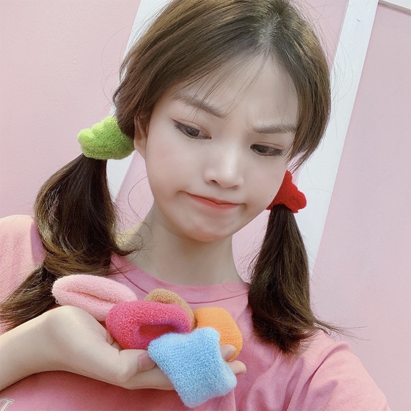 Cột tóc thun bản mền Ulzzang đủ màu xinh xắn