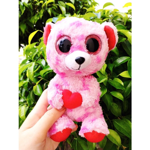 Gấu ông mắt thủy tinh size trung