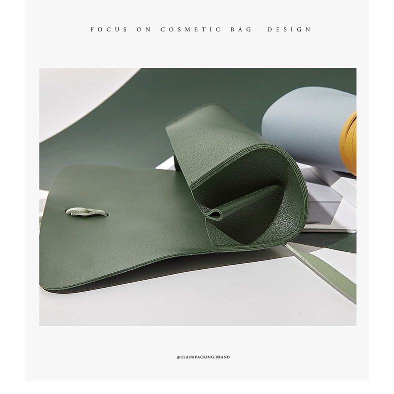 Túi Đựng Mỹ Phẩm / Bút Chì / Phấn Mắt Kiểu Nhật Hàn Đơn Giản Xinh Xắn 2022