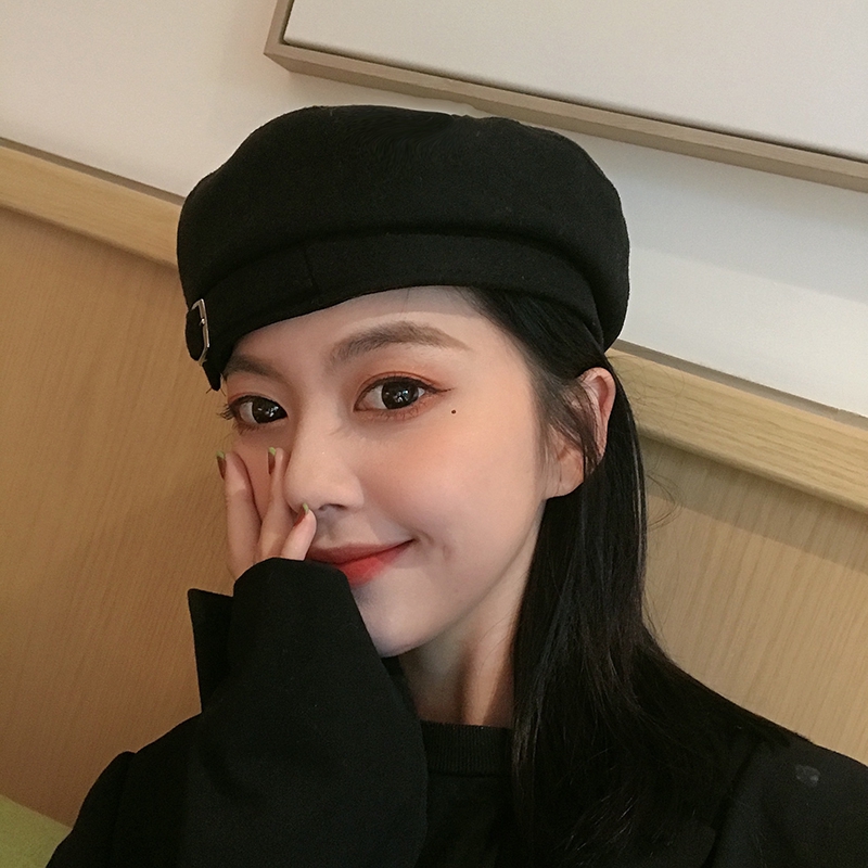 Mũ Beret Len Phong Cách Anh Quốc Thời Trang Dành Cho Nữ