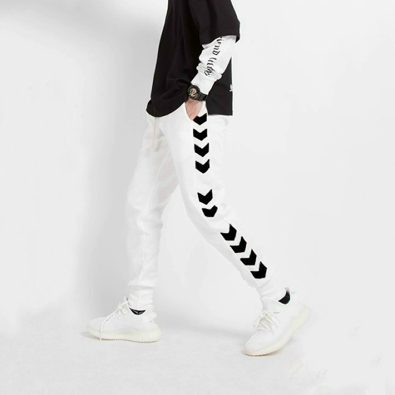 Quần thể thao nam nữ line mũi tên, Quần jogger nam nữ phối viền