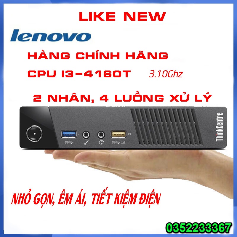 Máy tính mini Lenovo M73, i3-4160T 3.10Ghz | BigBuy360 - bigbuy360.vn