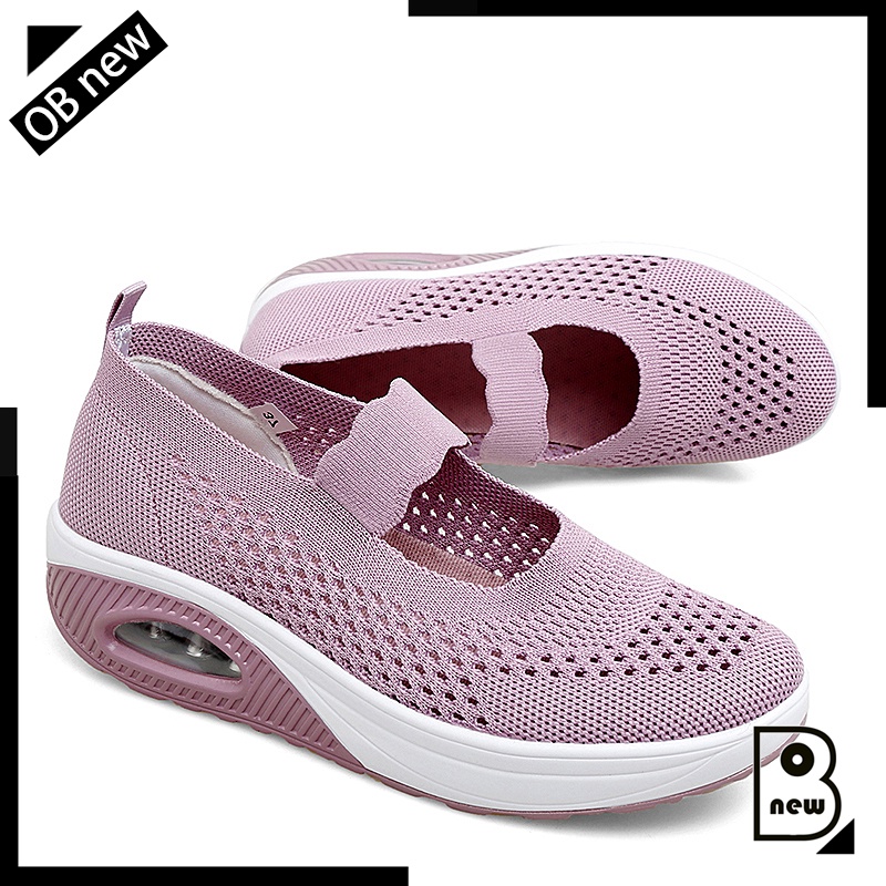 【OB-new】Giày Lười Đế Xuồng Thoáng Khí Thời Trang Nữ Size 35-42