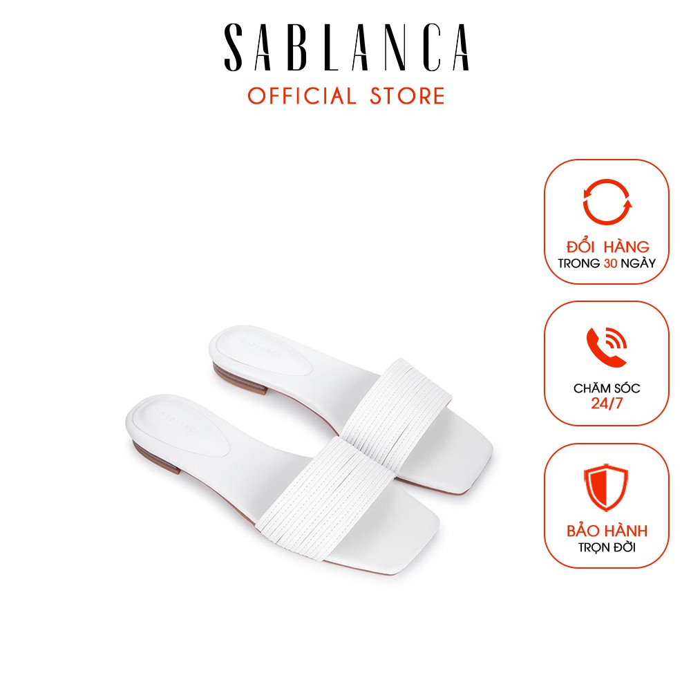 Dép nữ Sablanca quai ngang mũi vuông 5050DX0049
