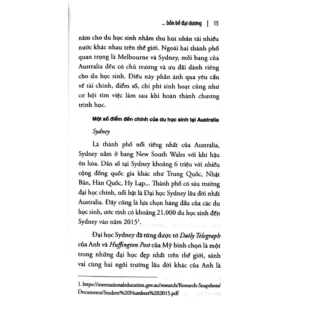 Sách - Một Góc Thế Giới, Bốn Bề Đại Dương (Cẩm Nang Du Học Australia) [AlphaBooks]