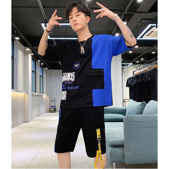 Bộ Đồ Thun Nam Áo Ngắn Tay GK Và Quần Short Đùi Phối Dây Zenkonam MEN QA 076 | BigBuy360 - bigbuy360.vn