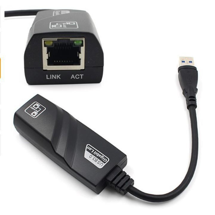 Dây Cáp Chuyển Đổi USB 3.0 Ethernet Adapter Sang Cổng Mạng Lan RJ45 10/100/1000Mbps Gigabit