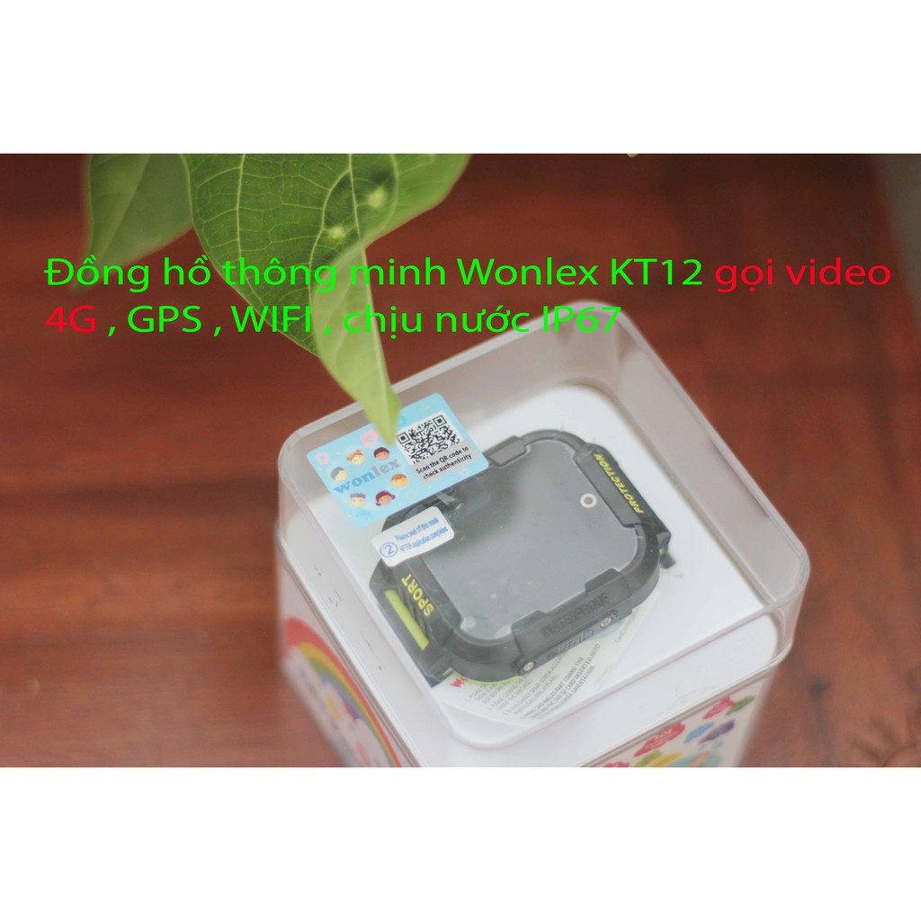 Đồng hồ thông minh Wonlex KT12 gọi Video chịu nước 4G GPS