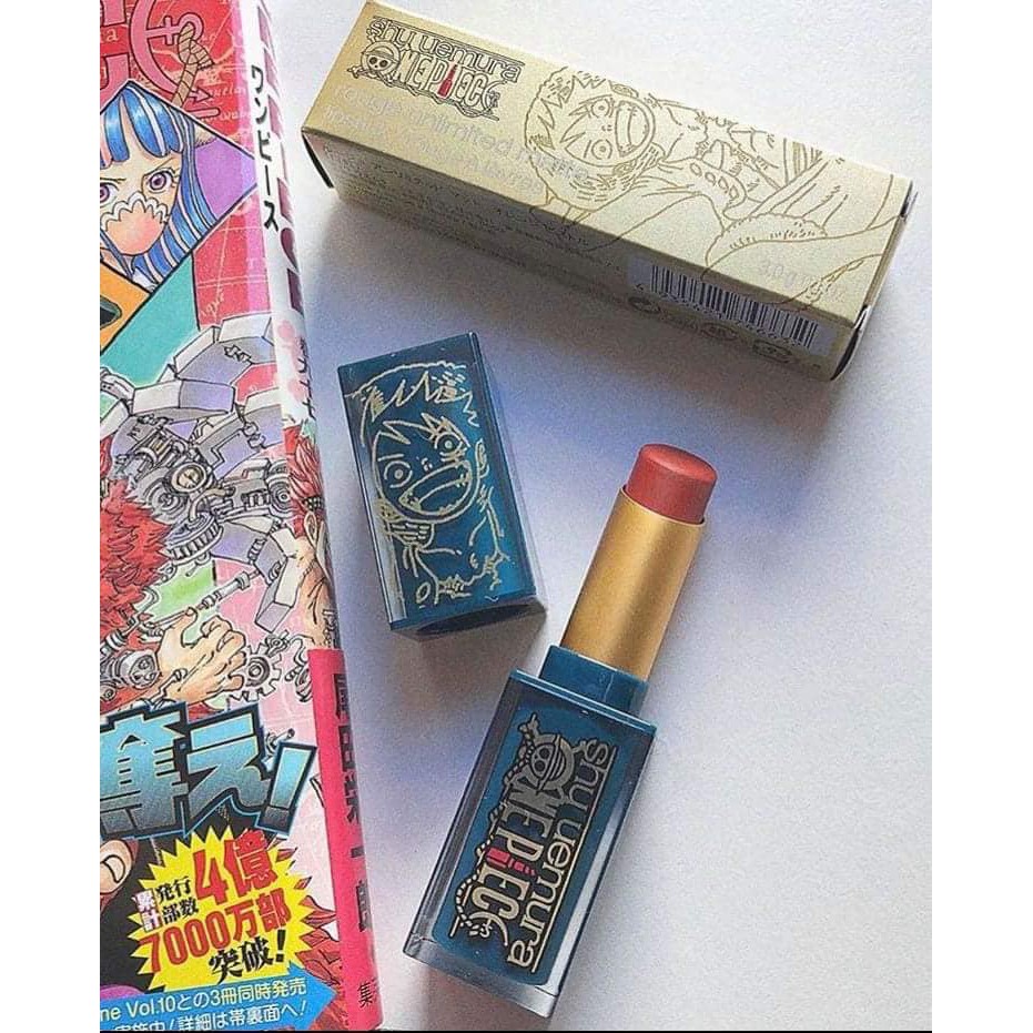 Son SHU Uemura × One Piece ORANGE PISTOL - Màu Cam Gạch ( NEW 2020 ) |  Shopee Việt Nam
