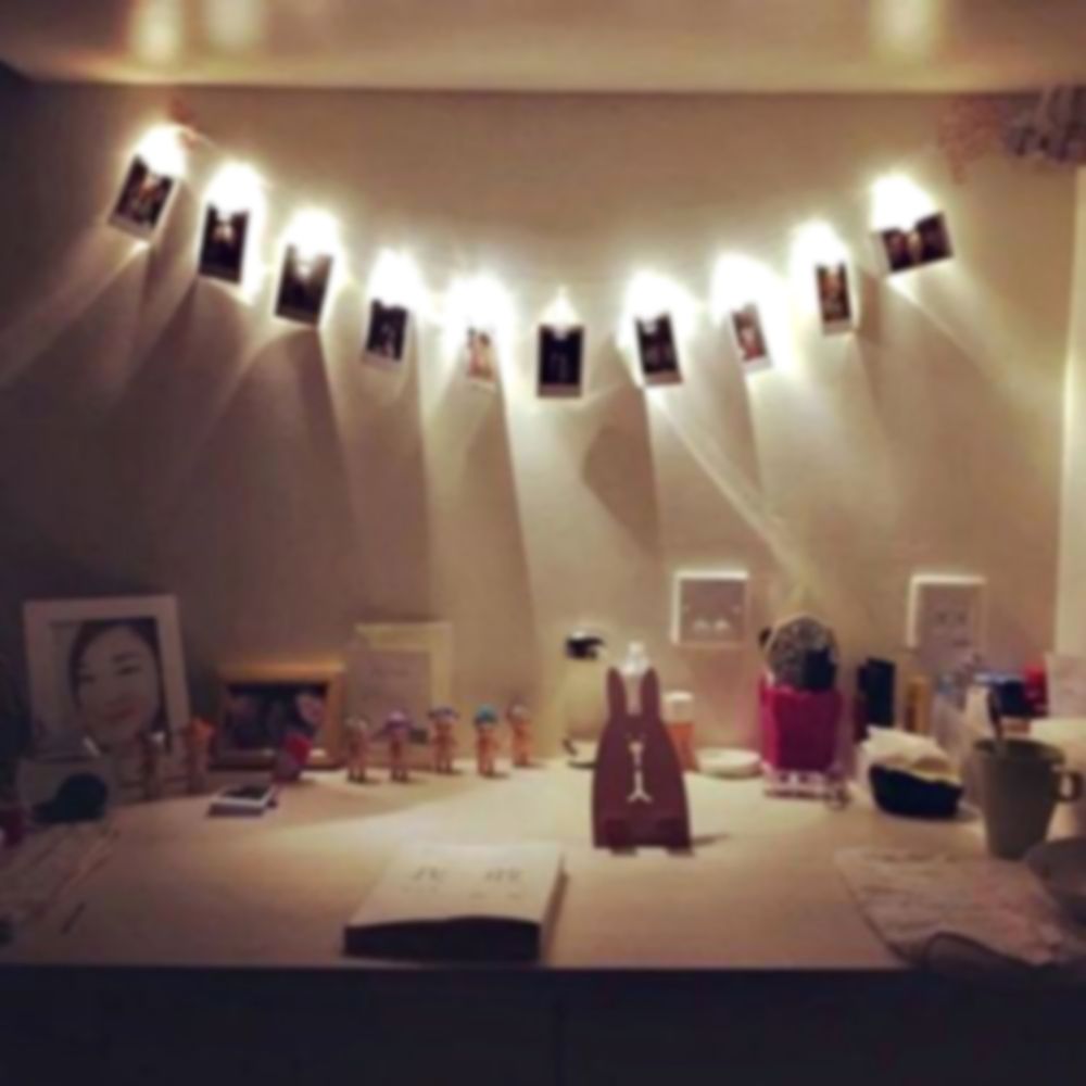 ❀SIMPLE❀ New LED Photo Clips String Beautiful Cards Lights USB/Battery Warm White Fairy Painting Frame Picture Album
