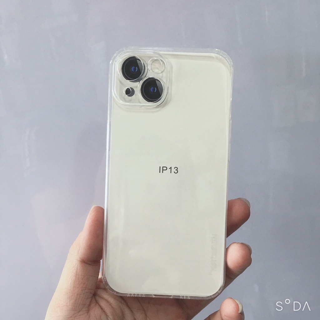 Ốp lưng iPhone 13/ 13Pro/ 13 Pro Max Ốp dẻo trong TPU loại tốt, bảo vệ camera chính hãng KST Design