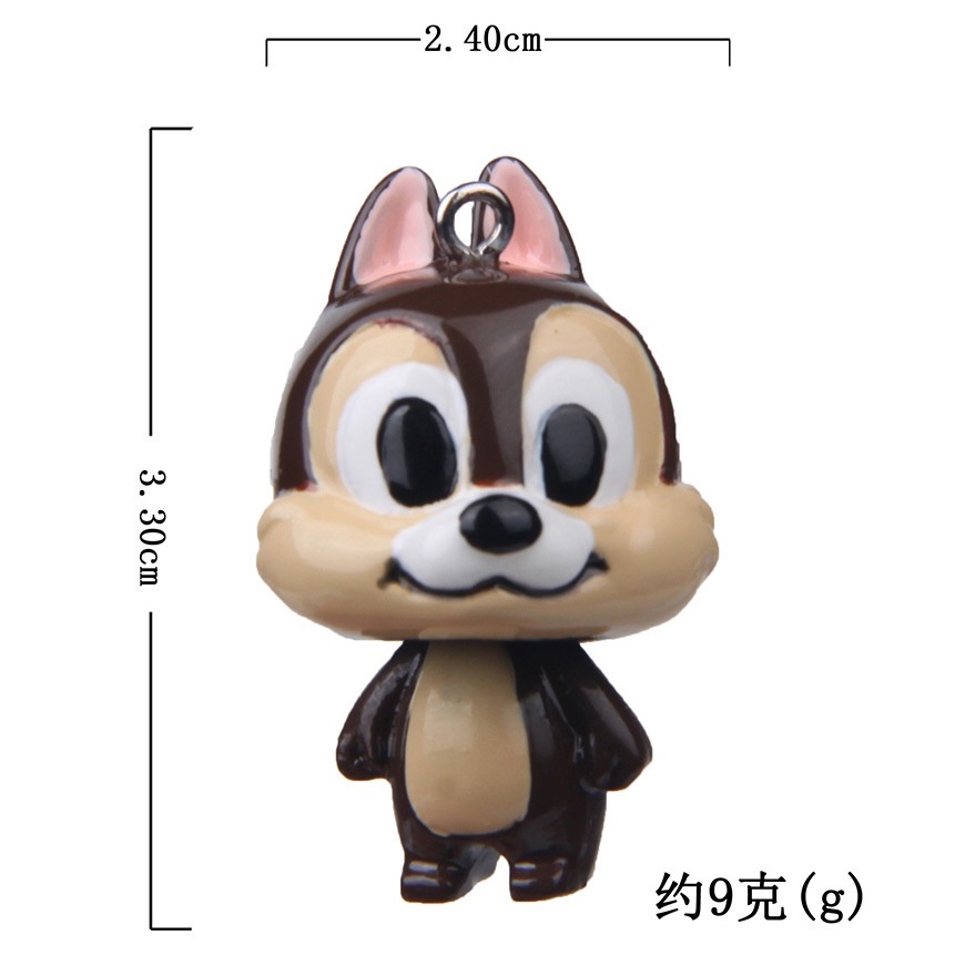 Búp Bê Disney Lắc Lư  Phụ Kiện Trang Trí DIY Chuột Mickey Vịt Donald Chip n 'n' Dale Cao Cấp